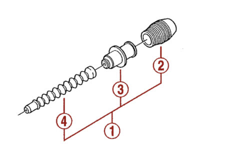 SH7/8 Kumisuoja Vaijerille CJ-NX40 Shimano