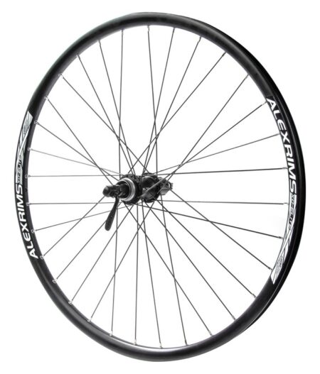 Takapyörä 27,5″ 584 8/10kas QR Alexrims DP23 Disc C-lock musta M/M/M