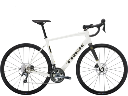 Trek Domane AL 4 Tiagra valkoinen maantiepyörä