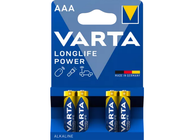 Paristo 1,5V LR03 AAA Varta 1 Paristo 1,5V LR03 AAA Varta
