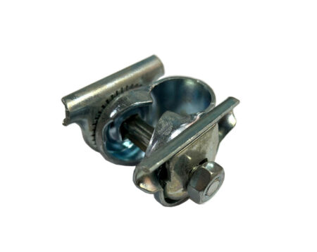 Istuinlukko hopea 22mm Pyöreille Kiskoille