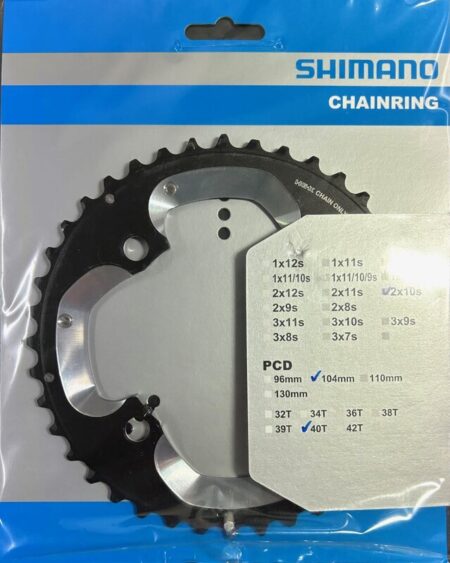 Ratas 40H 4R-104mm XT M785 10-v. musta Shimano