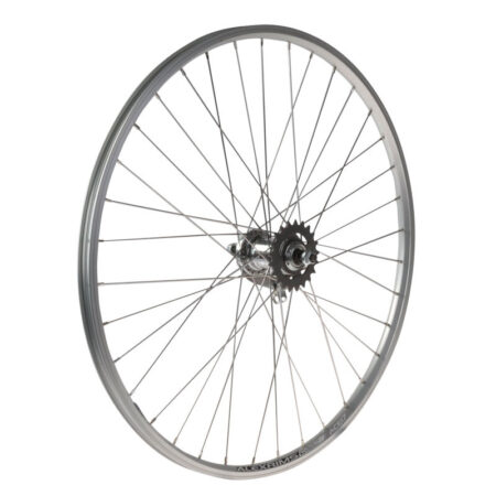 Takapyörä 24″ 507 1 Velosteel Ace17 hopea