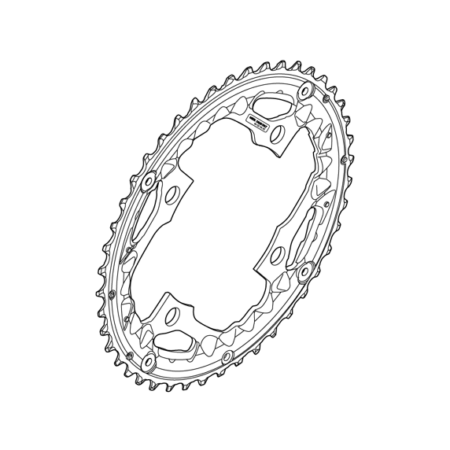 Ratas 44H 4R-104mm 3x10-v. FC-T521 Shimano
