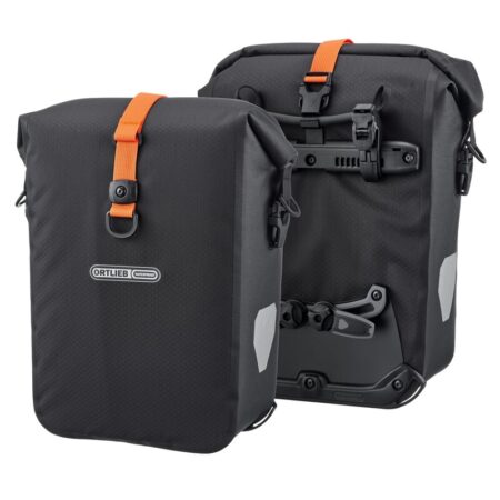 Sivulaukut 25L Gravel-Pack QL2.2 musta Ortlieb