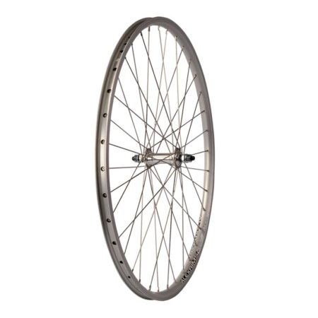 Etupyörä 28″ 622 mut 3/8″ Alex DM18 hopea