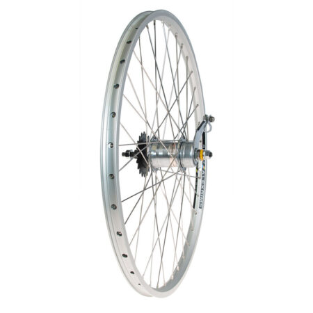 Takapyörä 28″ 622 3 Nexus hopea Alex DM18 Shimano